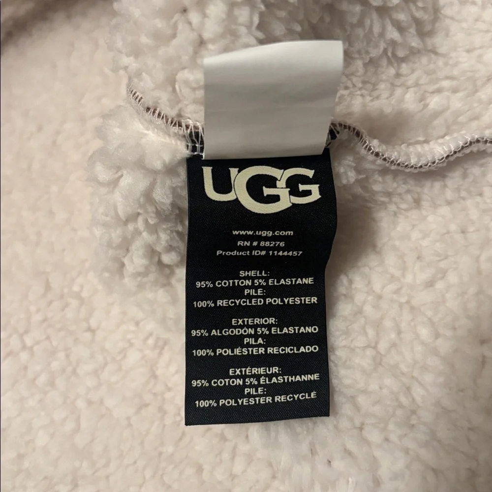 UGG Women’s Medium Sharonn Bonded Fleece Pullover Hooded NWT - Picture 5 of 6